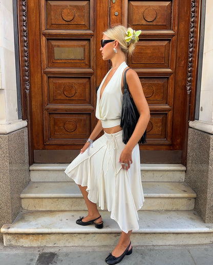 With Jean Sharny Set | White