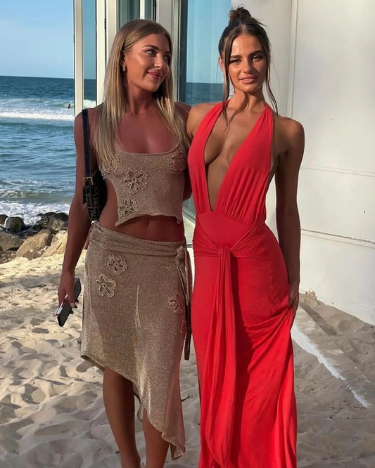 Kookai Jasmine Maxi | Grenadine