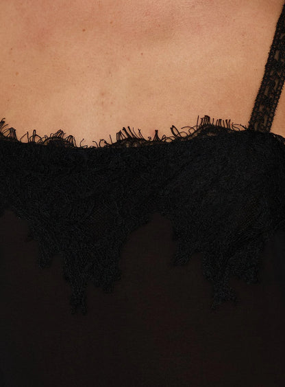Lioness Glacial Sheer Maxi | Noir