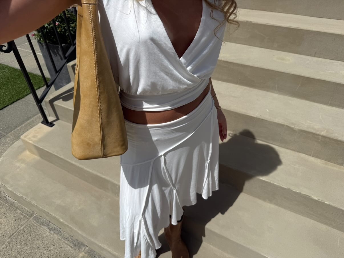 With Jean Sharny Set | White