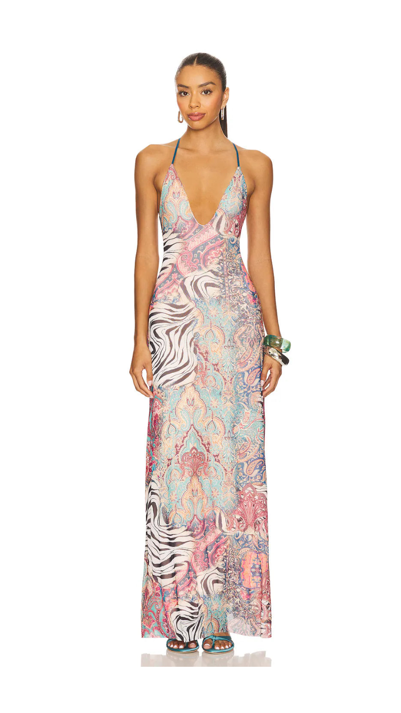 Romy Dress | Gilded Paisley