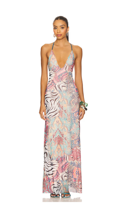 Romy Dress | Gilded Paisley