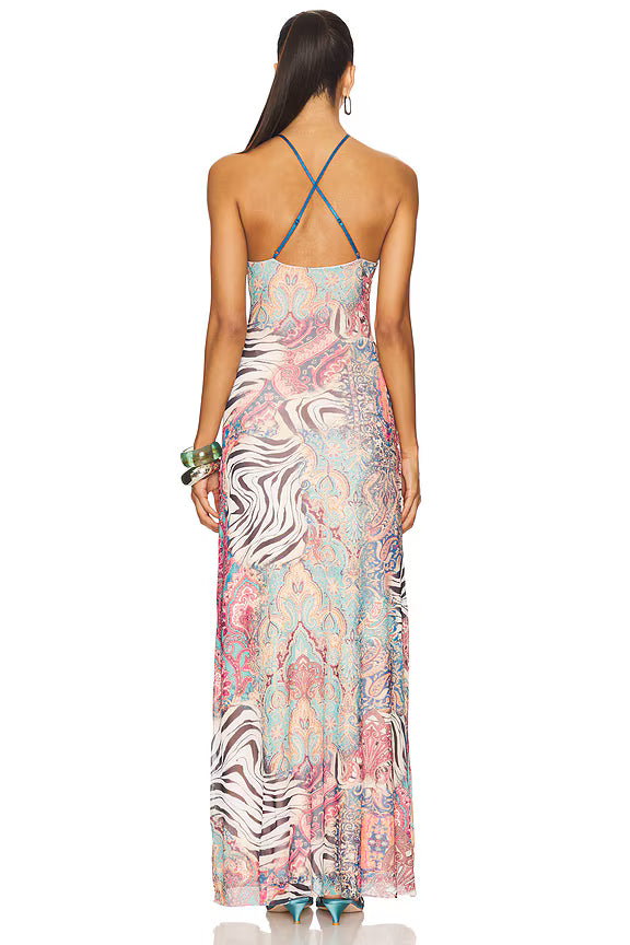 Romy Dress | Gilded Paisley