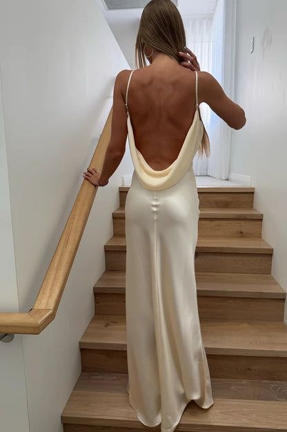 HNTR The Label Willow Gown | Champagne
