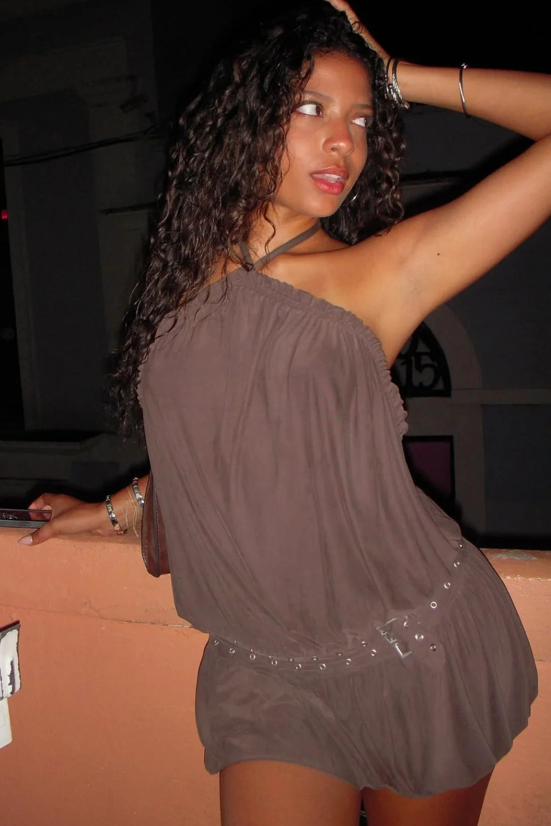 With Jean Magnol Dress | Brown