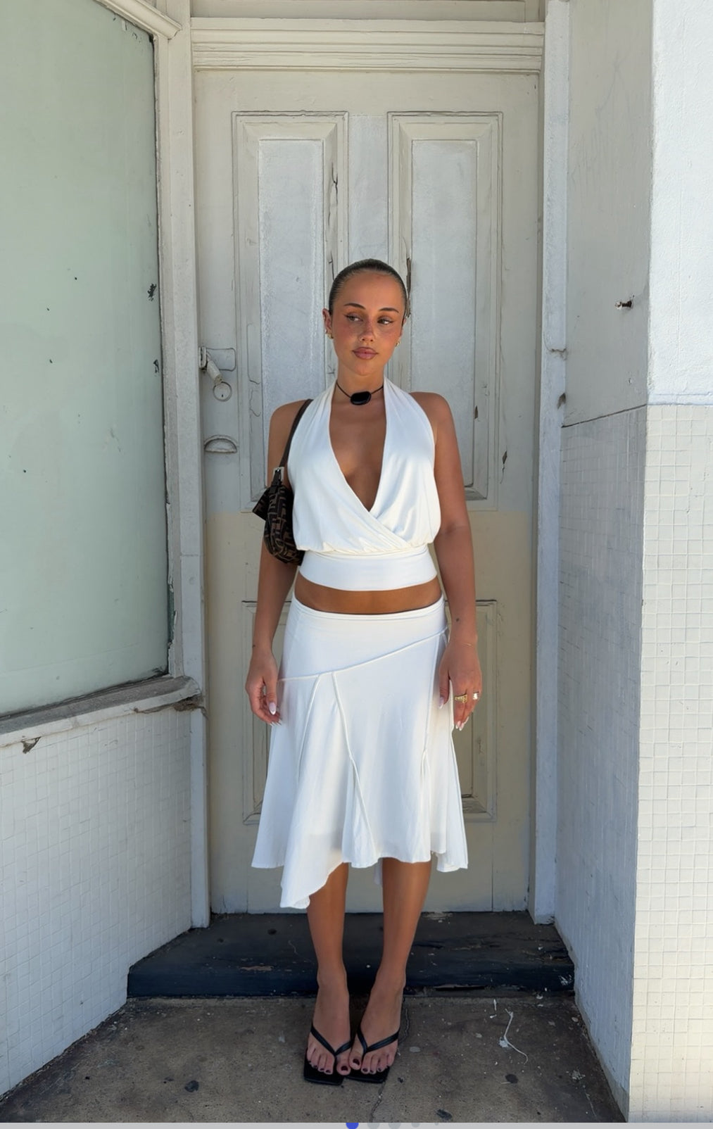 With Jean Sharny Set | White