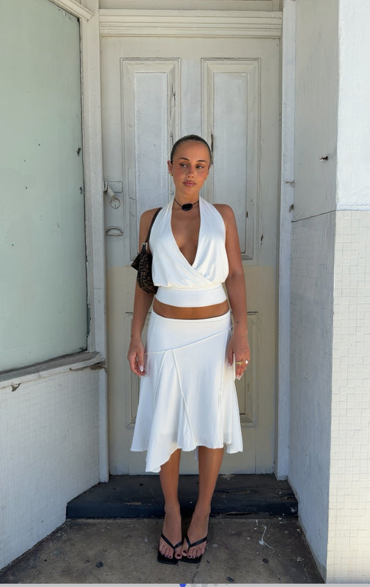 With Jean Sharny Set | White