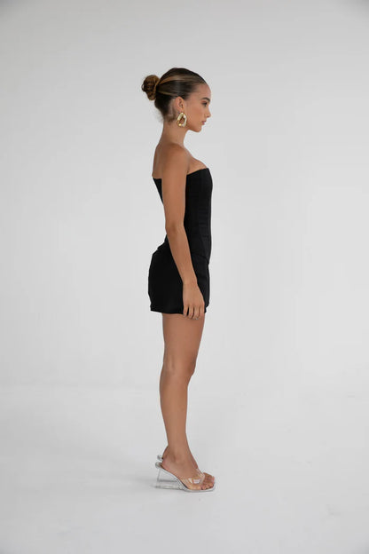 HNTR The Label Aura Linen Set | Black