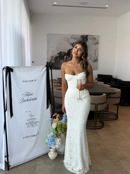 House of CB Solaine Maxi | Ivory