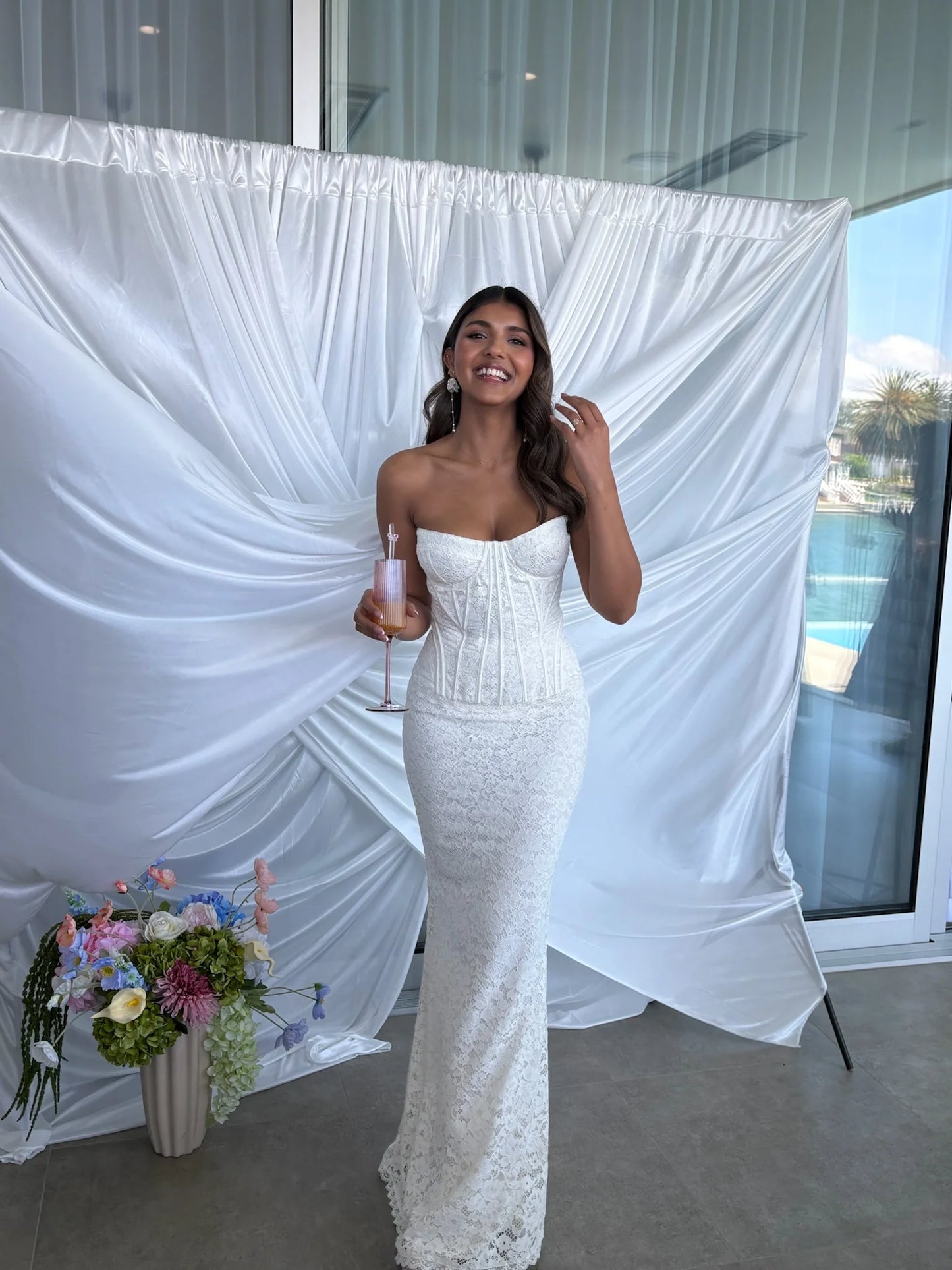 House of CB Solaine Maxi | Ivory