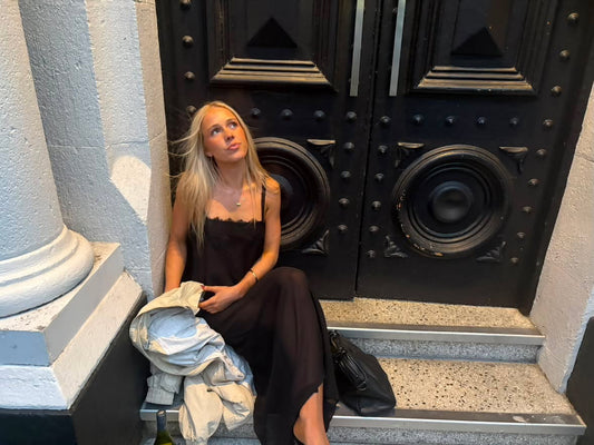 Lioness Glacial Sheer Maxi | Noir