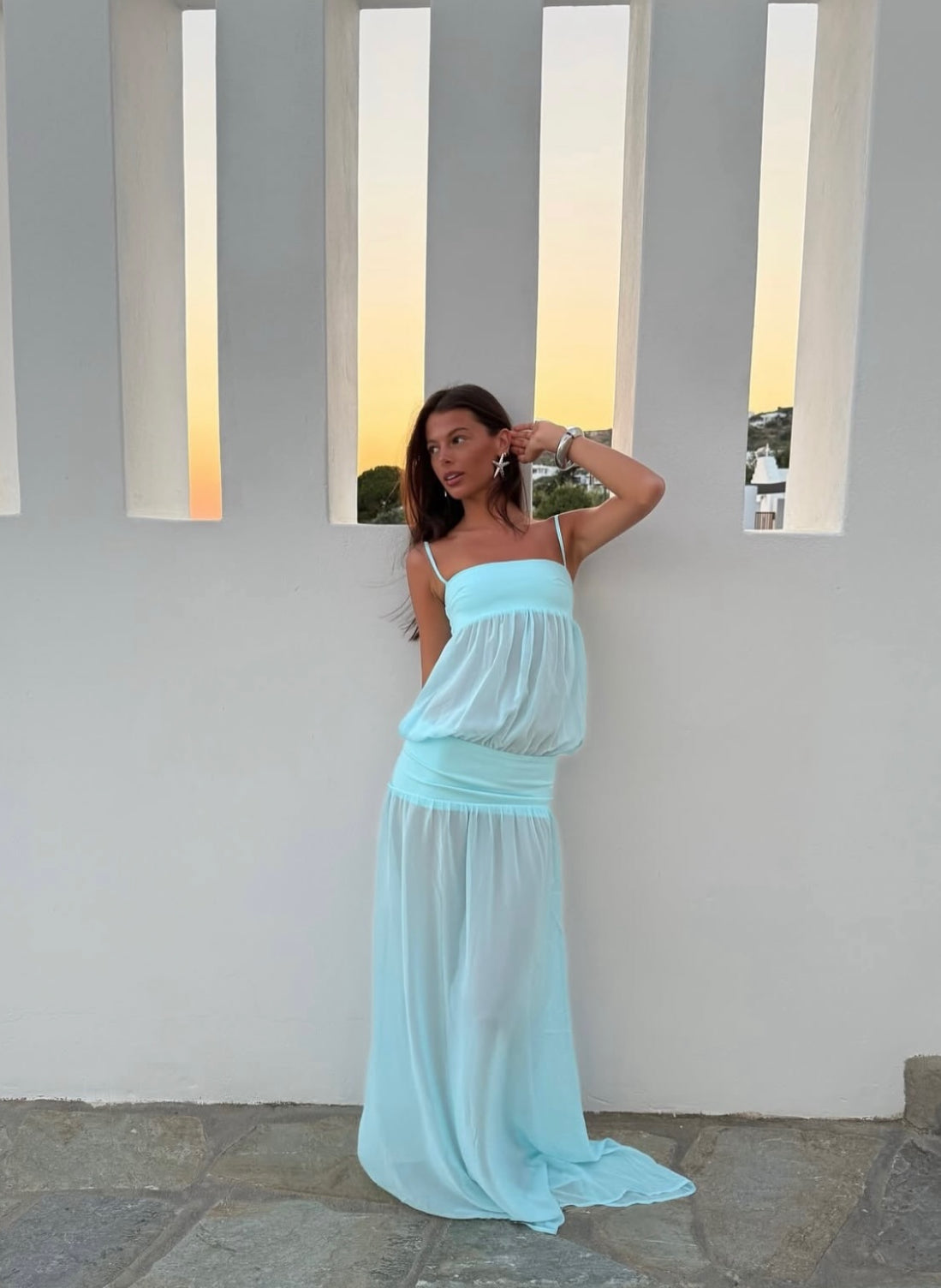 Ance Gria Romeo Gown | Aqua