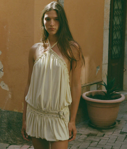 With Jean Magnol Dress | Yellow