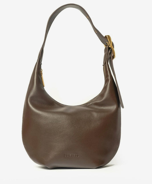 Brie Leon Croissant Bag | Chocolate