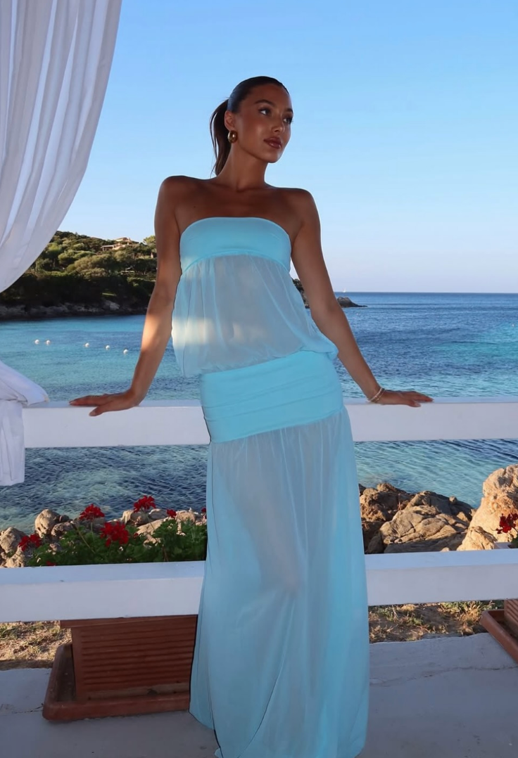 Ance Gria Romeo Gown | Aqua