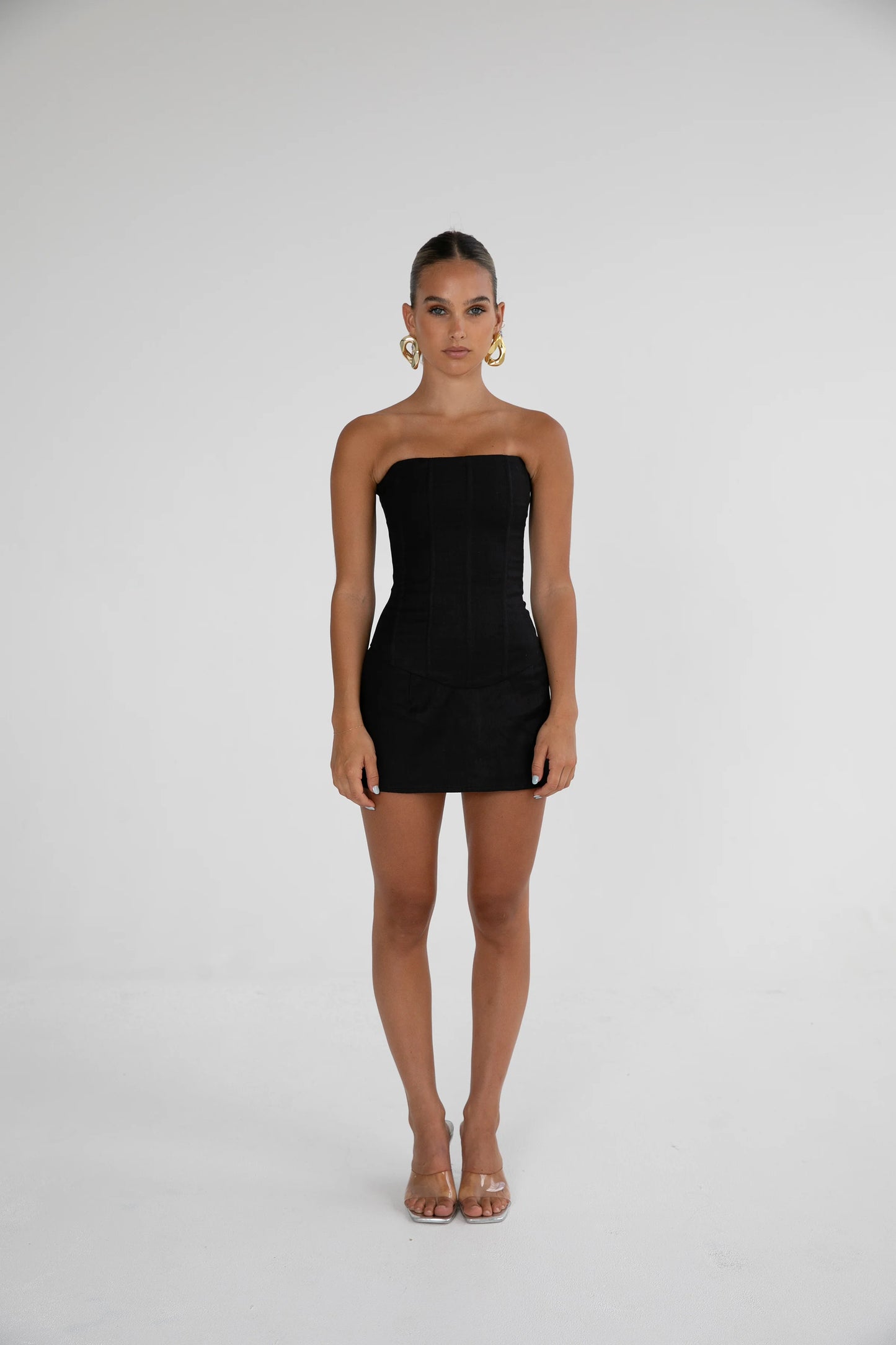 HNTR The Label Aura Linen Set | Black