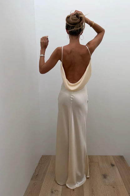 HNTR The Label Willow Gown | Champagne
